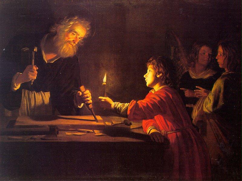 Gerrit van Honthorst Childhood of Christ oil painting picture